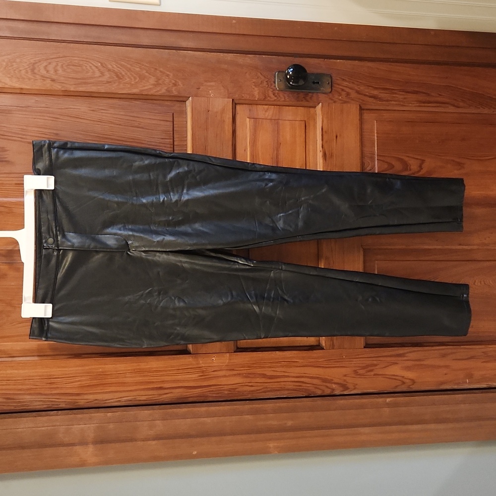 DONATION SALE, BOGO FREE Black vegan leather pants
